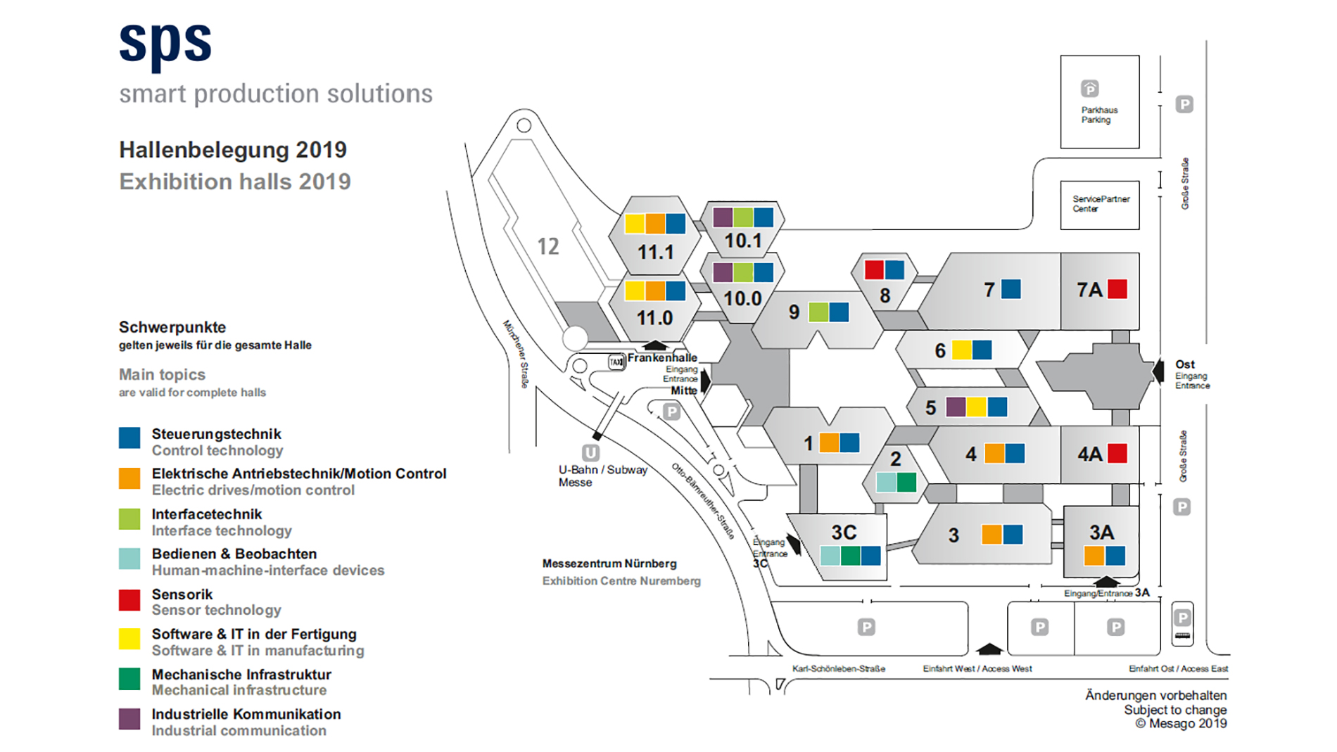 SPS 2019 Geländeübersicht