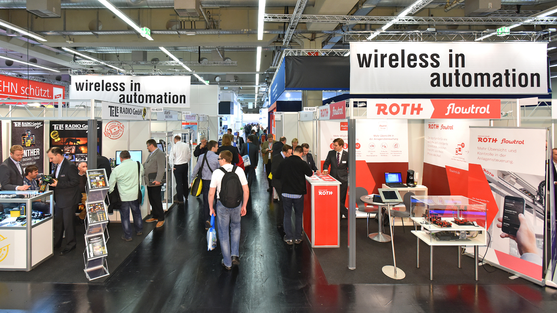 Gemeinschaftsstand " wireless in automation"