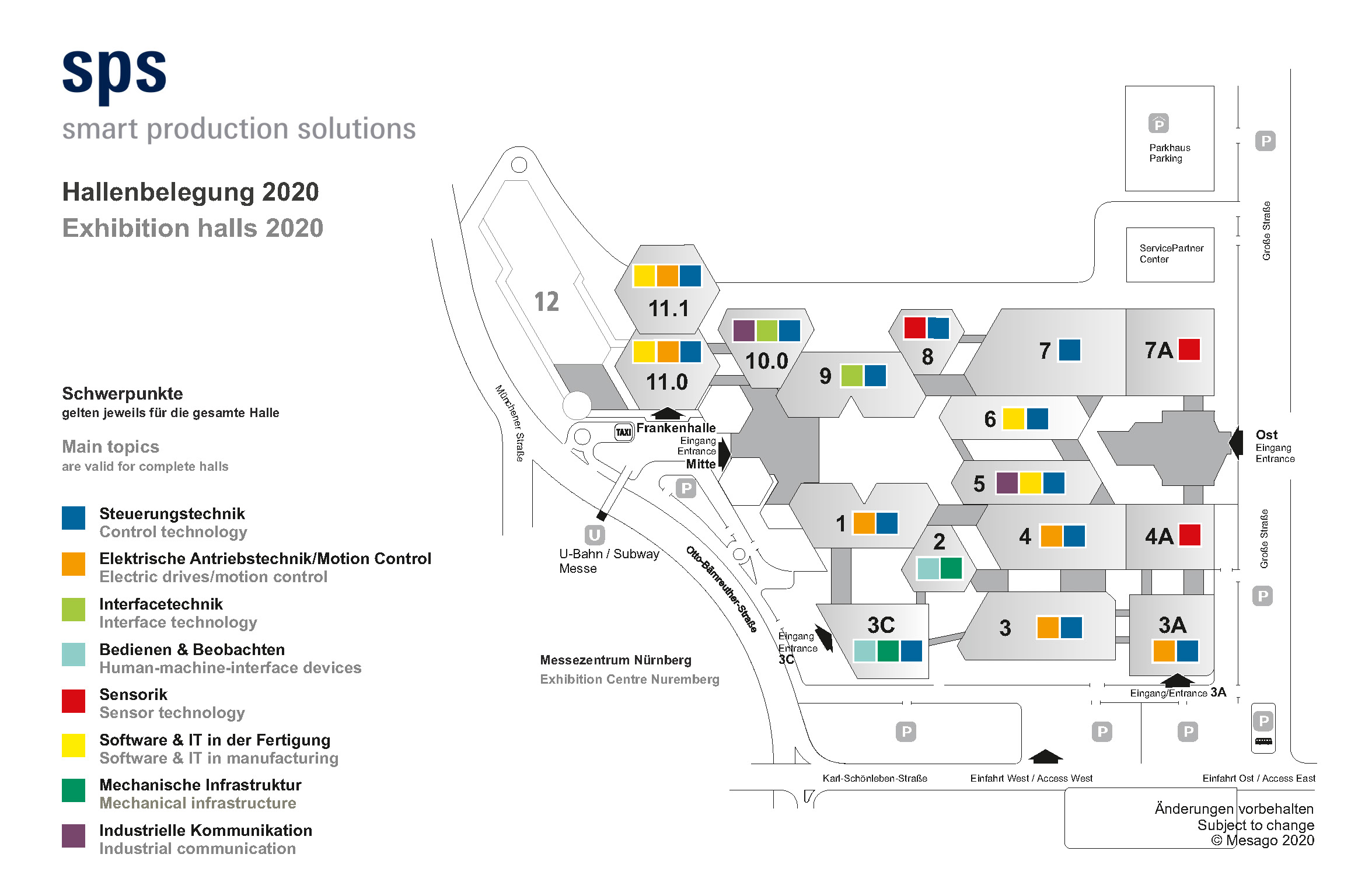 Gelaendeplan NürnbergMesse