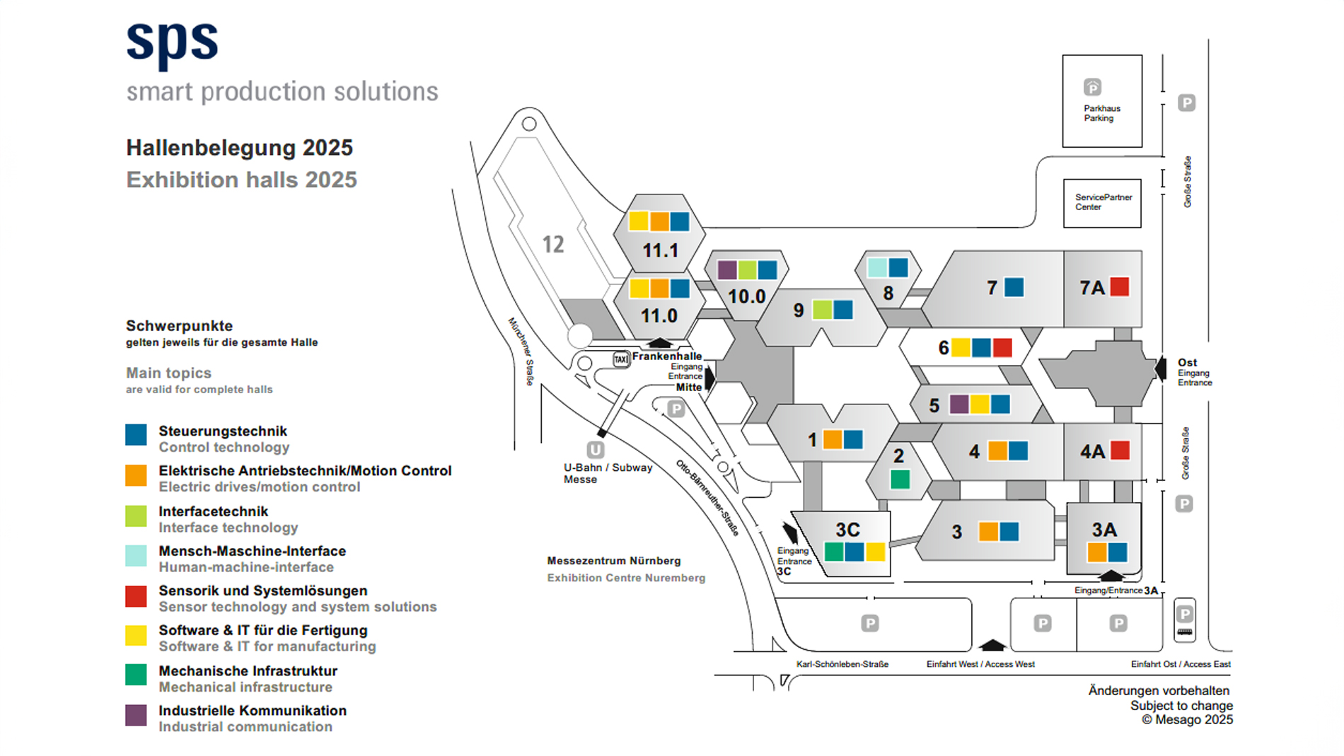 Gelaendeplan NürnbergMesse