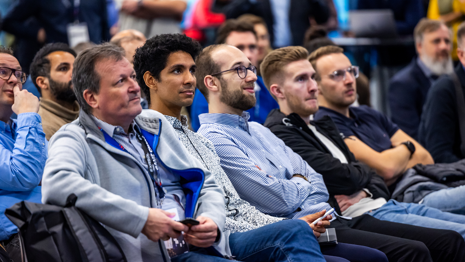 Industrial Technology Summit conference with expert presentation and a professional audience.