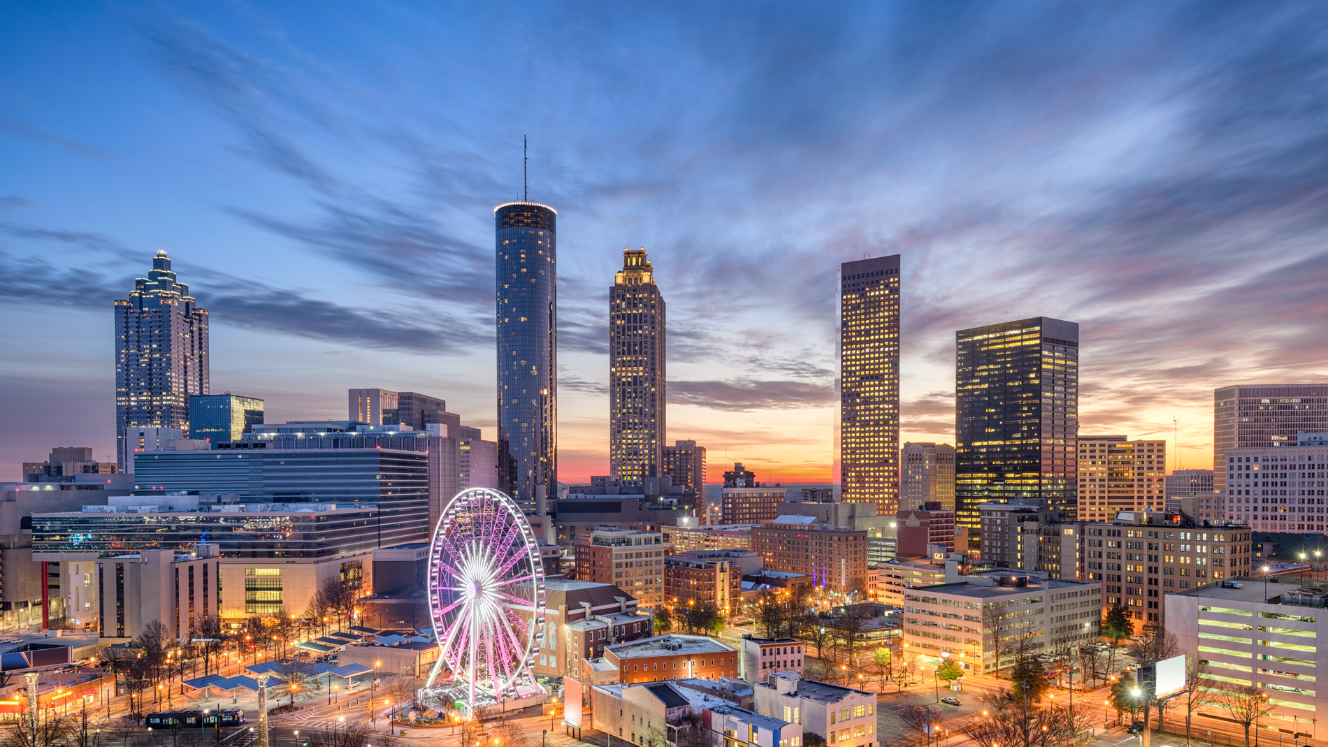 Skyline von Atlanta – Gastgeberstadt der SPS Atlanta vom 14. – 16.09.2027. Bild: iStock.com/Sean Pavone