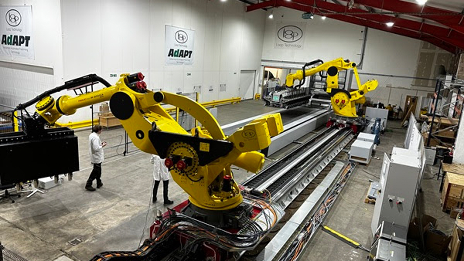 Image source: Fanuc // Loop Technology Accelerates Aerospace Manufacturing with FANUC M-2000 Robot.